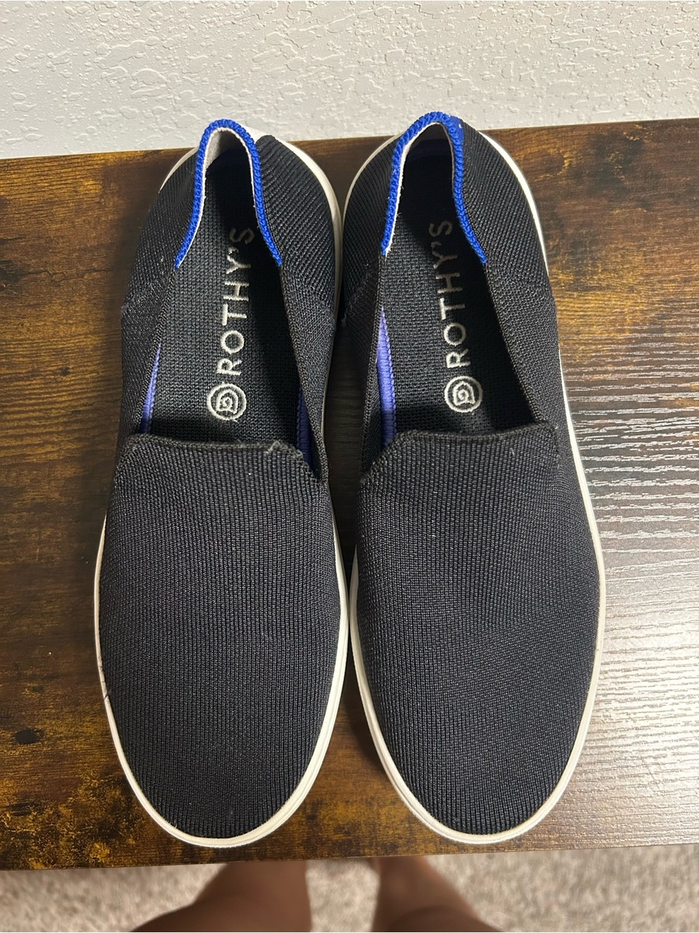 Women’s Black Rothy Slip-Ons - Picture 2 of 6